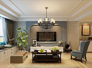 123㎡ 三室兩廳 簡(jiǎn)美 金舍裝飾